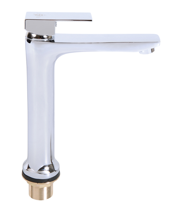 Single Lever Long Basin Mixer (Round)