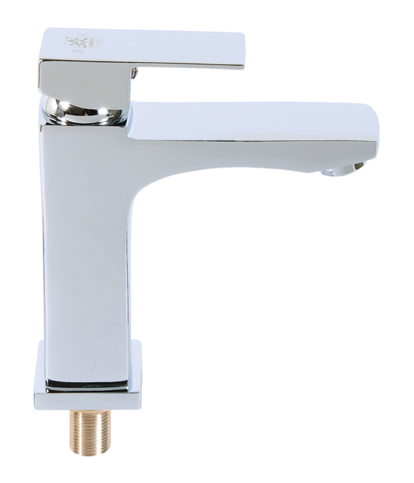 Singls Lever Basin Pillar Cock (Square)