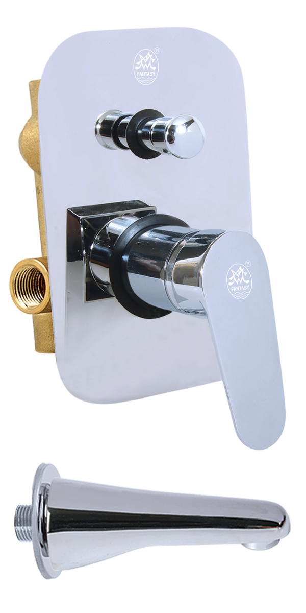 Single Lever Conceal Shower Mixer with Star Shower (Round)